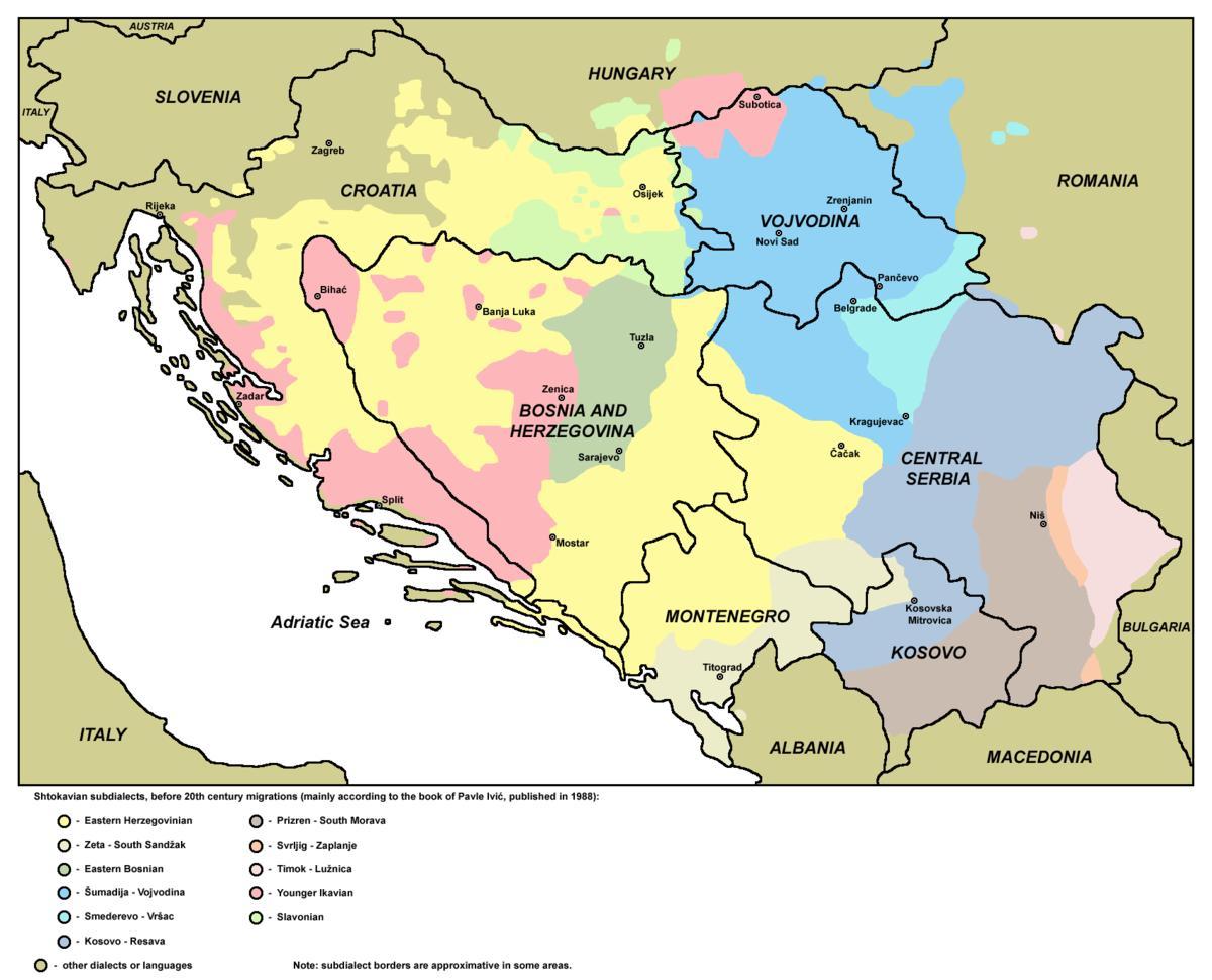 Mapa hac Bosnia 
