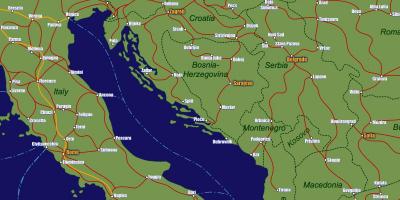 Bosnia trenbide-mapa