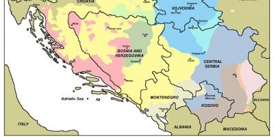 Mapa hac Bosnia 